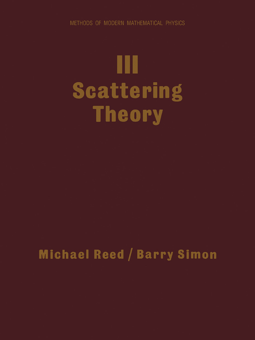 Cover image for Methods of Modern Mathematical Physics, Volume 3